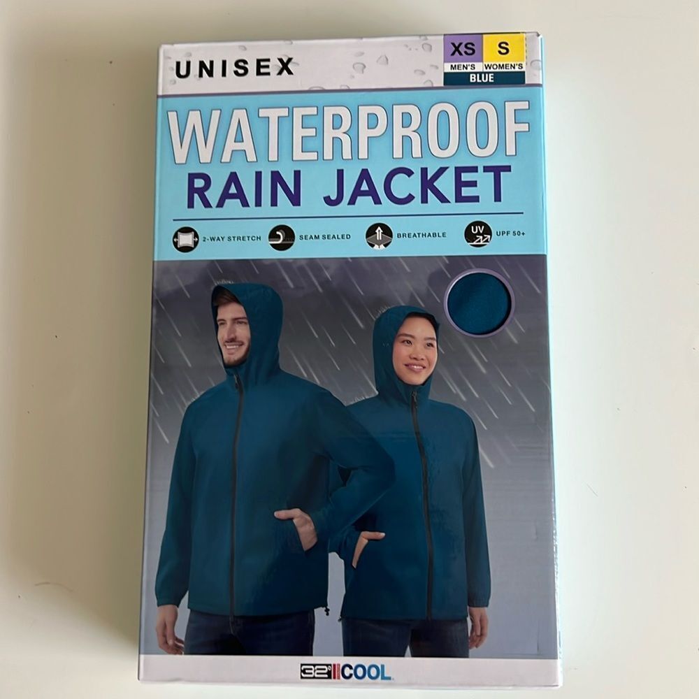 32 Degrees Cool Unisex Waterproof Rain Jacket